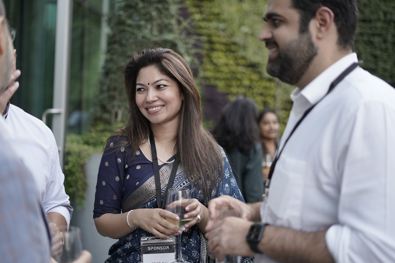 Networking at a Ninja event in India