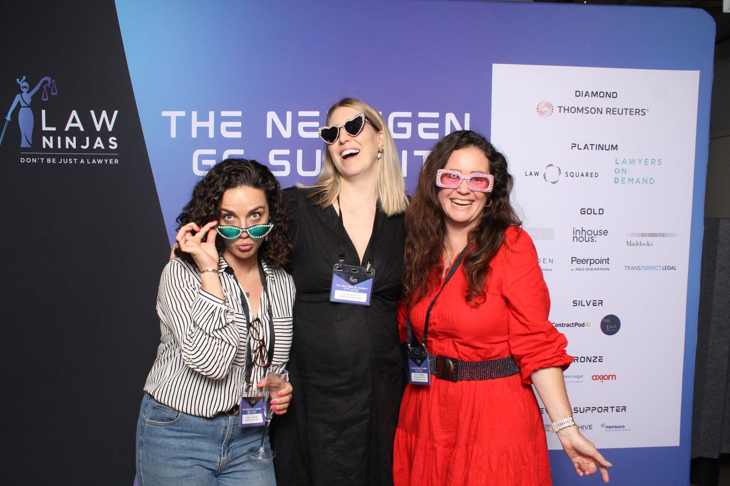Photo booth at The NextGen GC Summit, Sydney